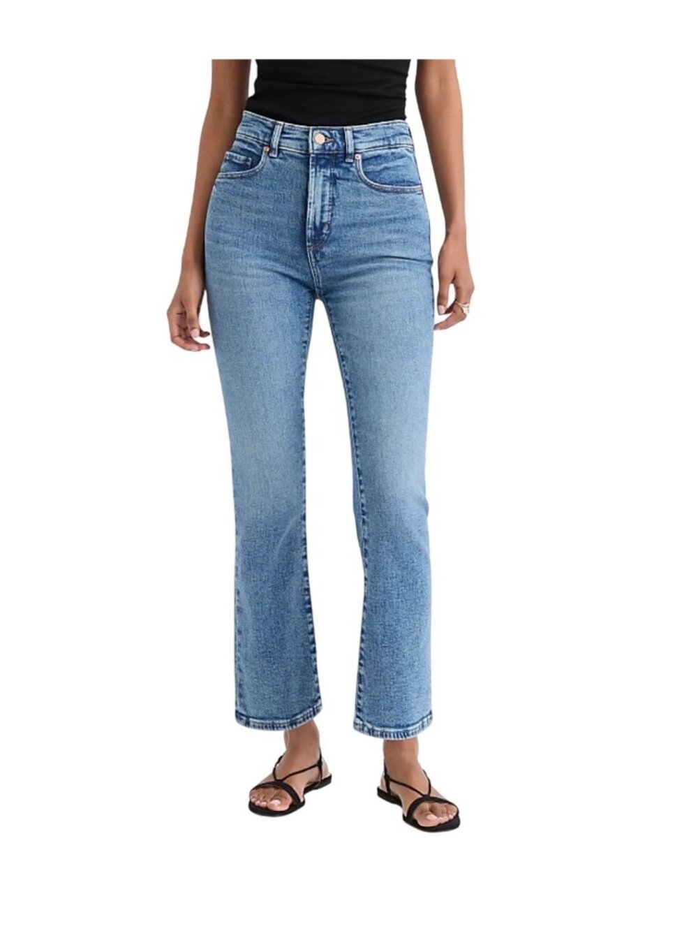 Rivete Kick Crop High-Rise Jeans Size 31 Petite